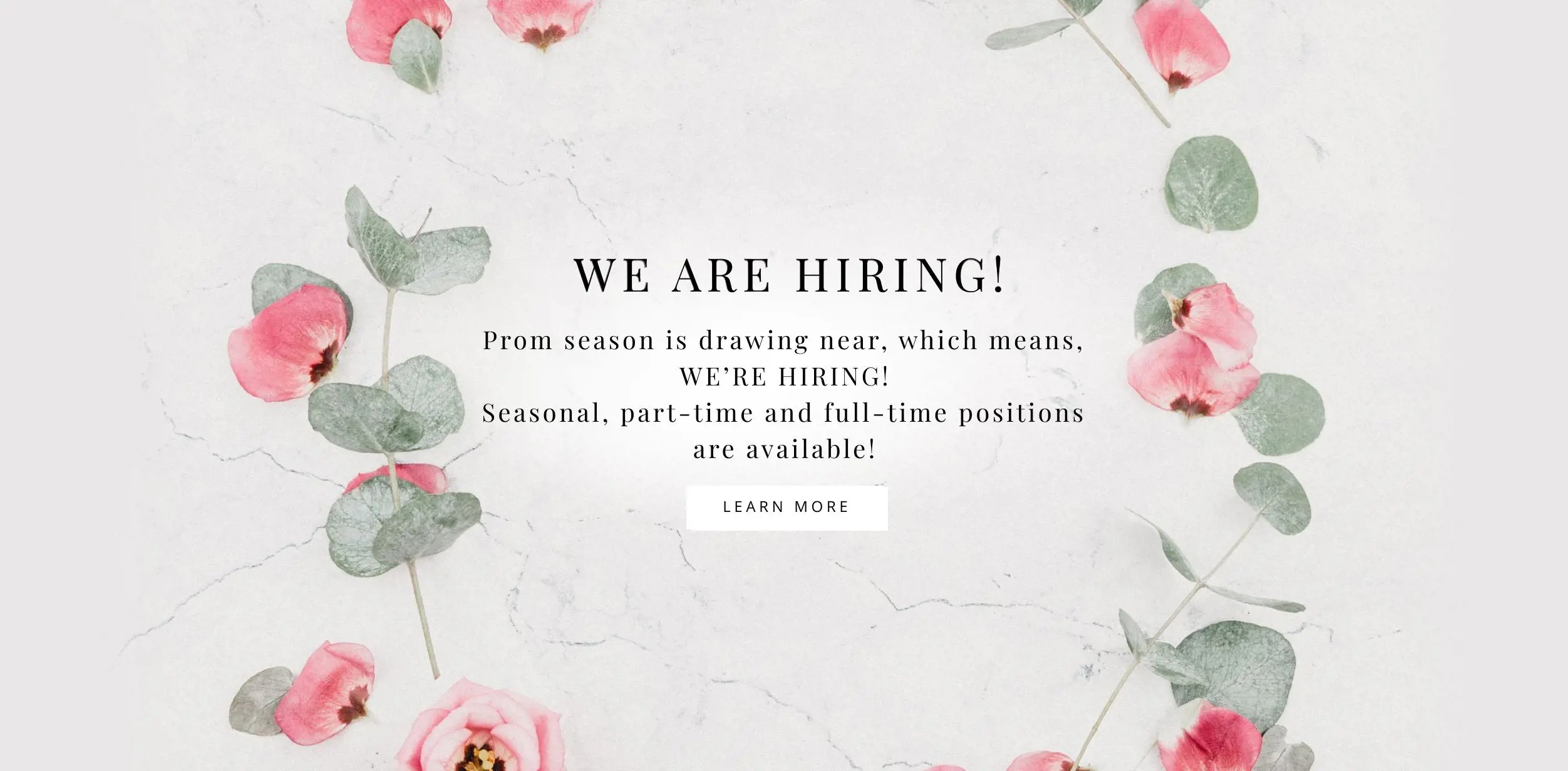 We are hiring!